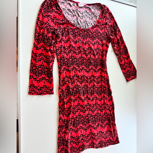 Body Central red and black hearts dress - Picture 5 of 5